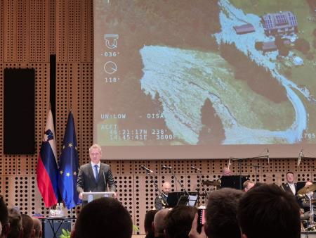 Svečanost ob svetovnem dnevu Civilne zaščite. Foto: MU Istre.